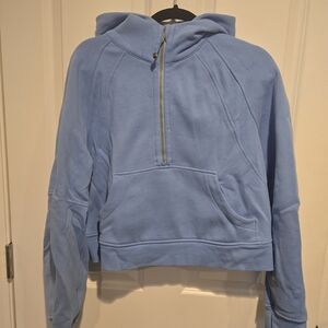 Lululemon Lunar New Year Blue Oversized Scuba M/L. EUC. Rare Color.